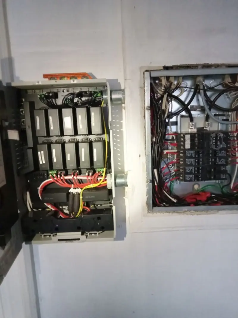 Electrical panel upgrade completed for Commercial Electrician Services in Greenwood